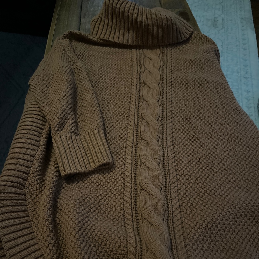 Express camel turtle neck